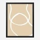 Beige Lines 04 Wall Art Print
