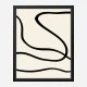 Black Lines 01 Wall Art Print