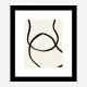 Black Lines 04 Wall Art Print