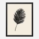 Black Palm Wall Art Print