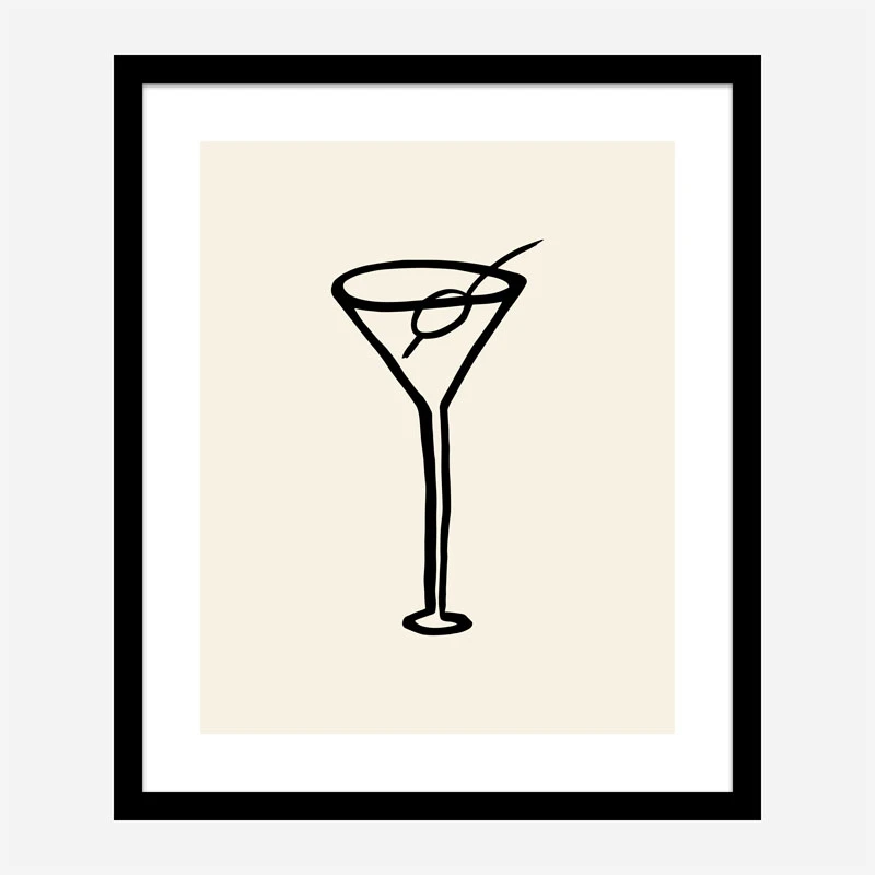 Shaken, Not Stirred Wall Art Print
