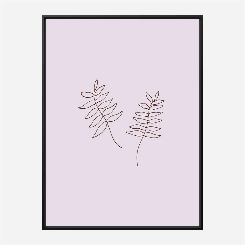 Two Twigs Wall Art Print