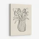 Vase Sketch Wall Art Print