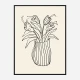 Vase Sketch Wall Art Print