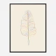 Banana Rainbow Leaf Wall Art Print