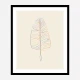 Banana Rainbow Leaf Wall Art Print