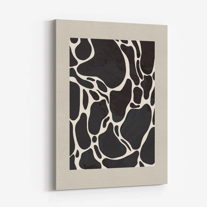 Giraffe Sand Wall Art Print