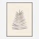 Palm Leaf Ink Wall Art Print