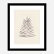 Palm Leaf Ink Wall Art Print