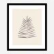 Palm Leaf Ink Wall Art Print