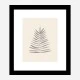 Palm Leaf Ink Wall Art Print