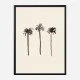 Palm Trees Ink Wall Art Print