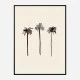 Palm Trees Ink Wall Art Print