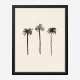 Palm Trees Ink Wall Art Print