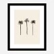 Palm Trees Ink Wall Art Print