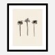Palm Trees Ink Wall Art Print