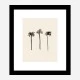 Palm Trees Ink Wall Art Print