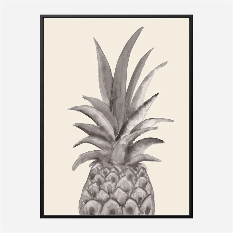 Ink Pineapple Wall Art Print