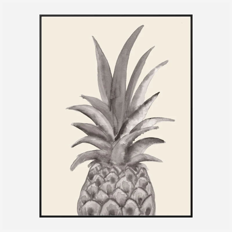 Ink Pineapple Wall Art Print