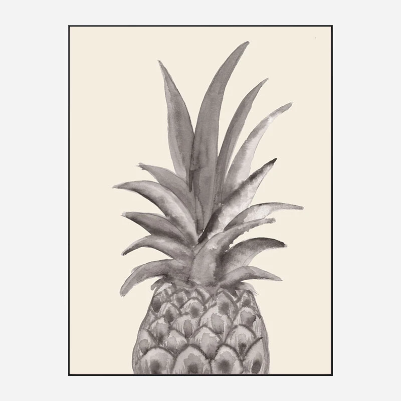 Ink Pineapple Wall Art Print