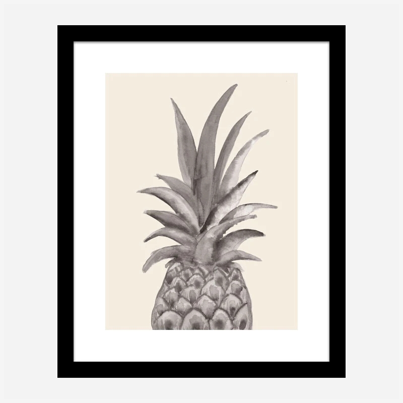 Ink Pineapple Wall Art Print