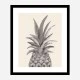 Ink Pineapple Wall Art Print