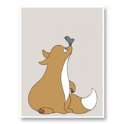 The Fox Wall Art Print