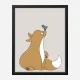 The Fox Wall Art Print