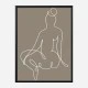 Sitting Down 02 Wall Art Print