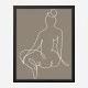 Sitting Down 02 Wall Art Print