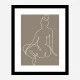 Sitting Down 02 Wall Art Print