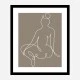 Sitting Down 02 Wall Art Print