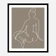 Sitting Down 02 Wall Art Print