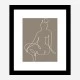Sitting Down 02 Wall Art Print
