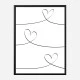 One Line 02 Wall Art Print