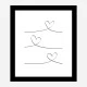 One Line 02 Wall Art Print