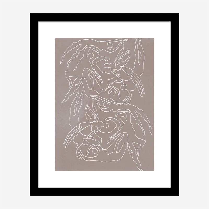 Swimmers Wall Art Print