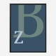 Letter B Wall Art Print
