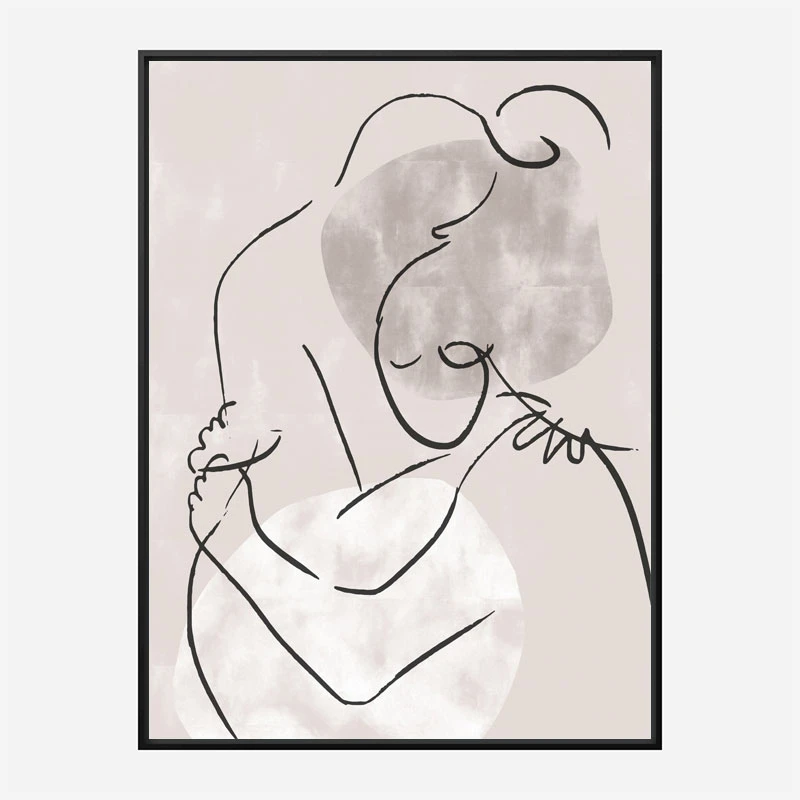 The Hug Wall Art Print