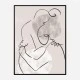 The Hug Wall Art Print