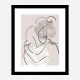 The Hug Wall Art Print