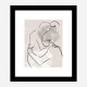 The Hug Wall Art Print