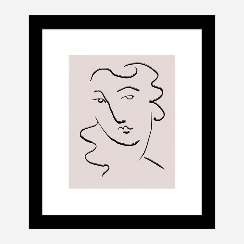 Looking Wall Art Print