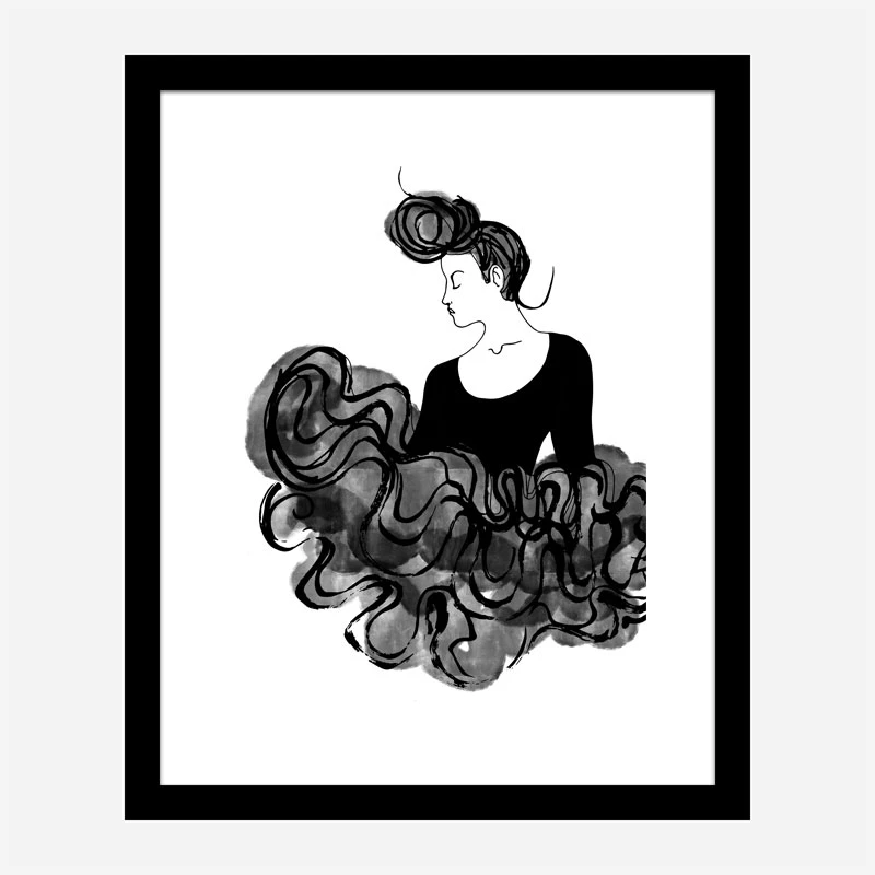 Ballerina Wall Art Print