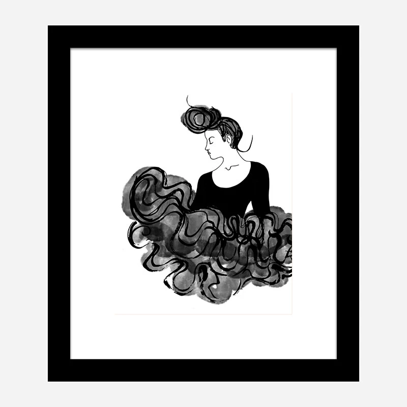 Ballerina Wall Art Print
