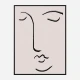 Closed Eyes Wall Art Print