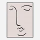 Closed Eyes Wall Art Print