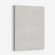 Grid Star Grey Wall Art Print