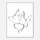 The Kiss Wall Art Print
