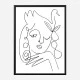 White Swan Wall Art Print